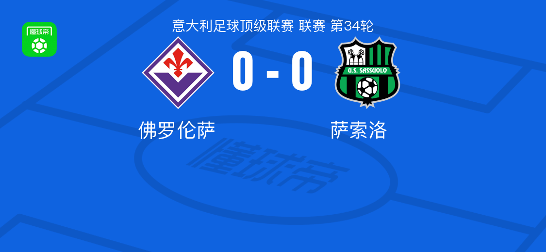 kaiyun-佛罗伦萨0-0萨索洛，两队各拿一分